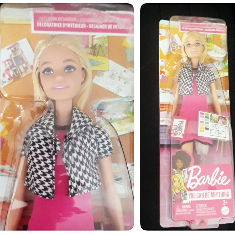 Barbie You Can Be Anything - Interior Designer Fashion Doll with Prosthetic Leg